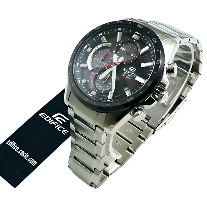 Casio Edifice Chonograph Solar Powered Quartz Men's Watch- EQS-900DB-1AV